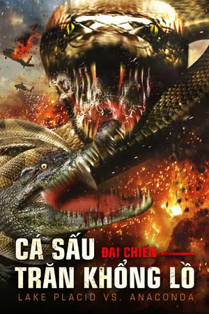 Cá Sấu Đại Chiến Trăn Khổng Lồ