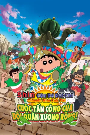 Shin Cậu Bé Bút Chì Movie 23: Câu Chuyện Chuyển Nhà Của Tớ! Cuộc Tấn Công Của Đội Quân Xương Rồng!